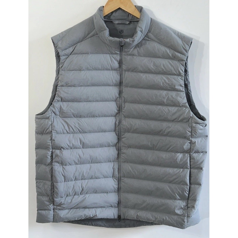 Mens Lululemon Navigation Down Vest Puffer Sz XXL 700 Down LM4AH7S Water Resist